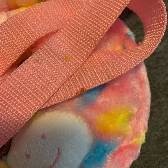 TY Gear Fantasia the Rainbow Unicorn Beanie Boo Plush Purse - Picture 5 of 6